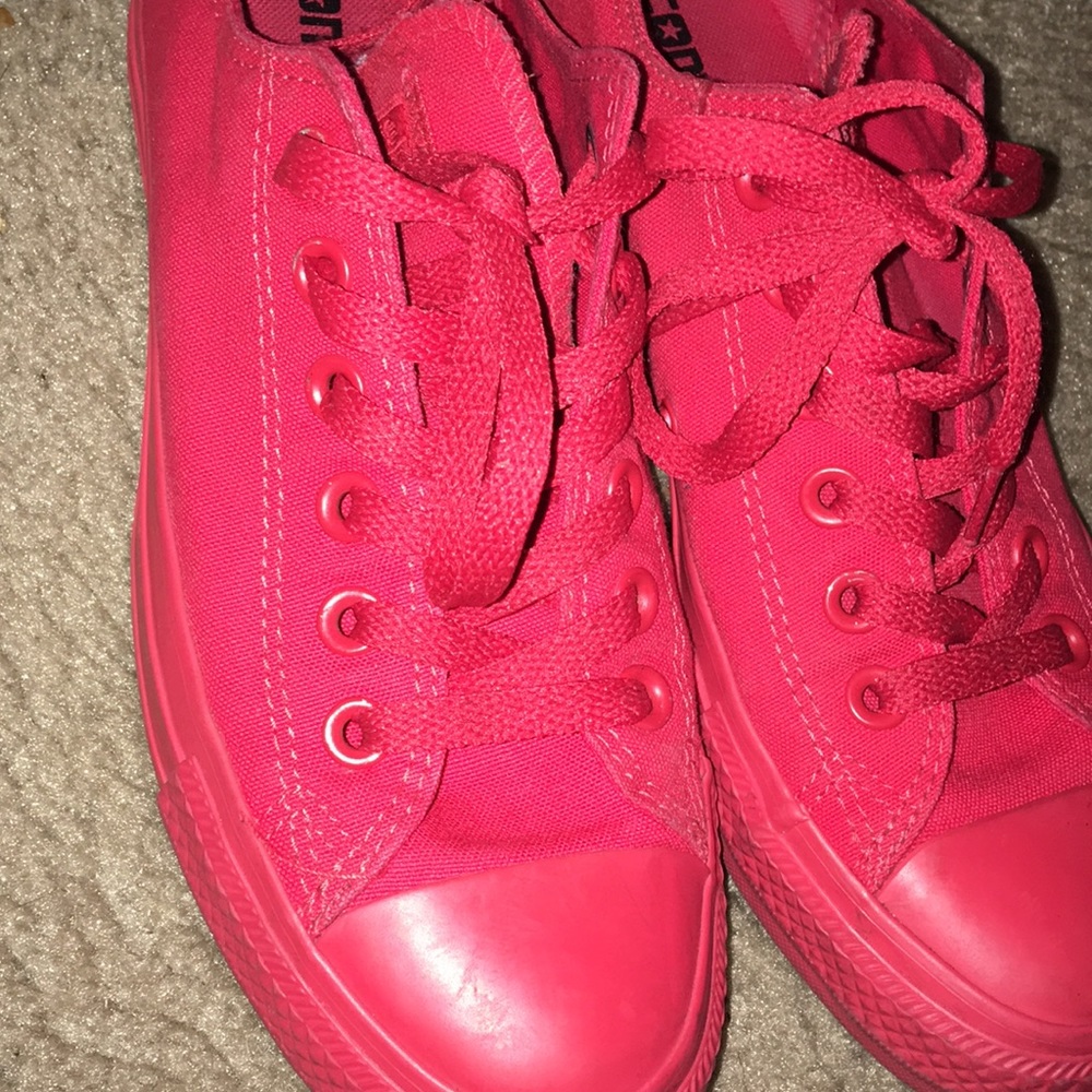 Shoes :) - all red converse
